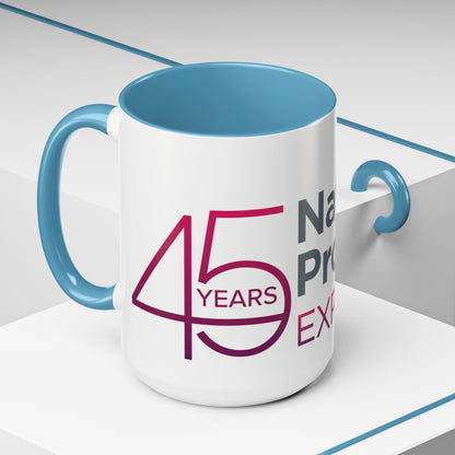 45th Anniversary 15oz Accent Coffee Mug