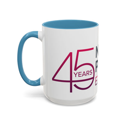 45th Anniversary 15oz Accent Coffee Mug