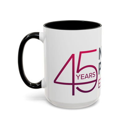 45th Anniversary 15oz Accent Coffee Mug